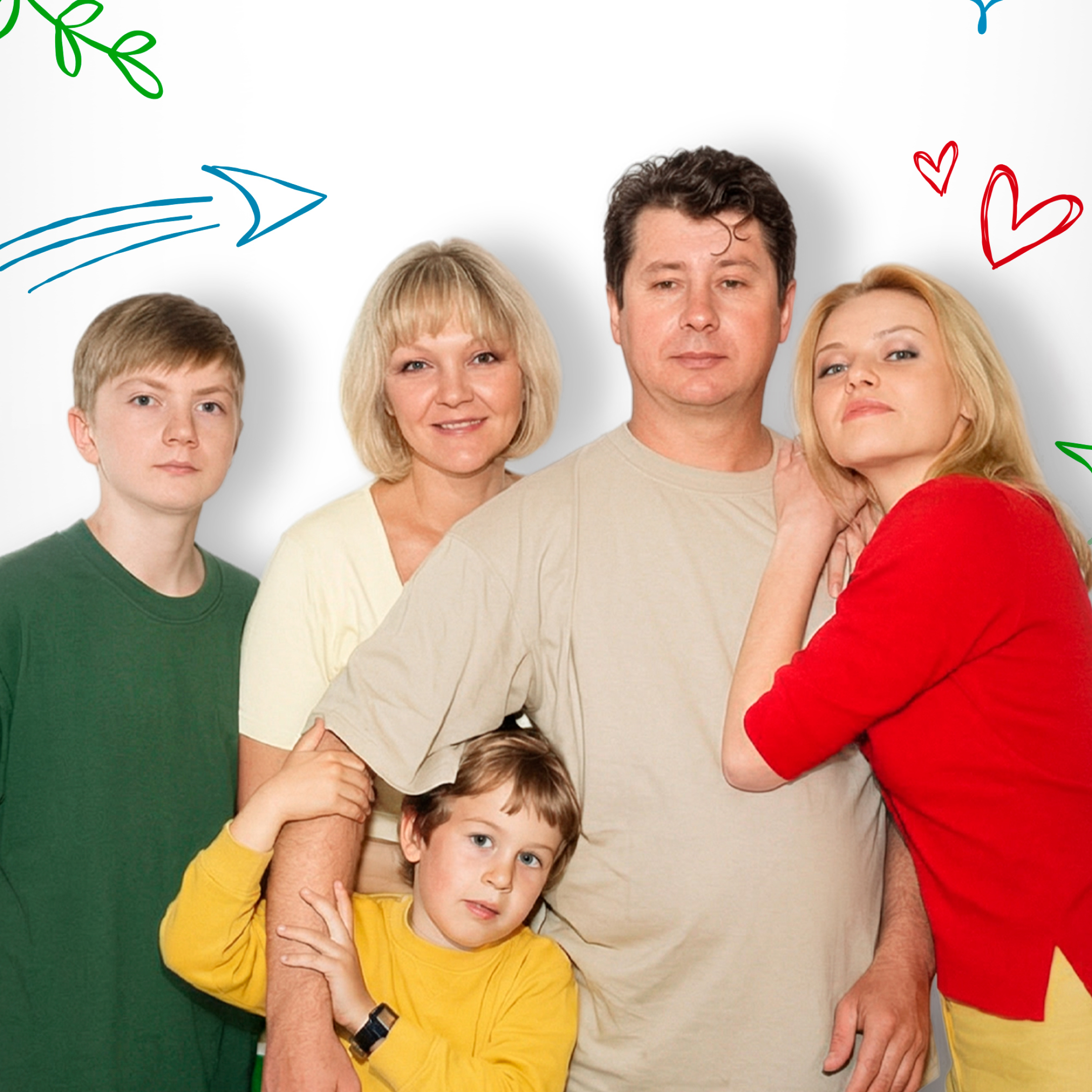 Дружная семейка