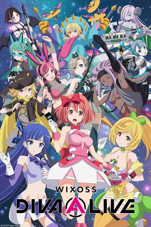 Постер Wixoss: Дива в прямом эфире