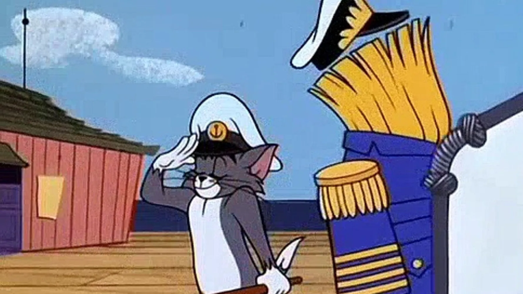 В порту