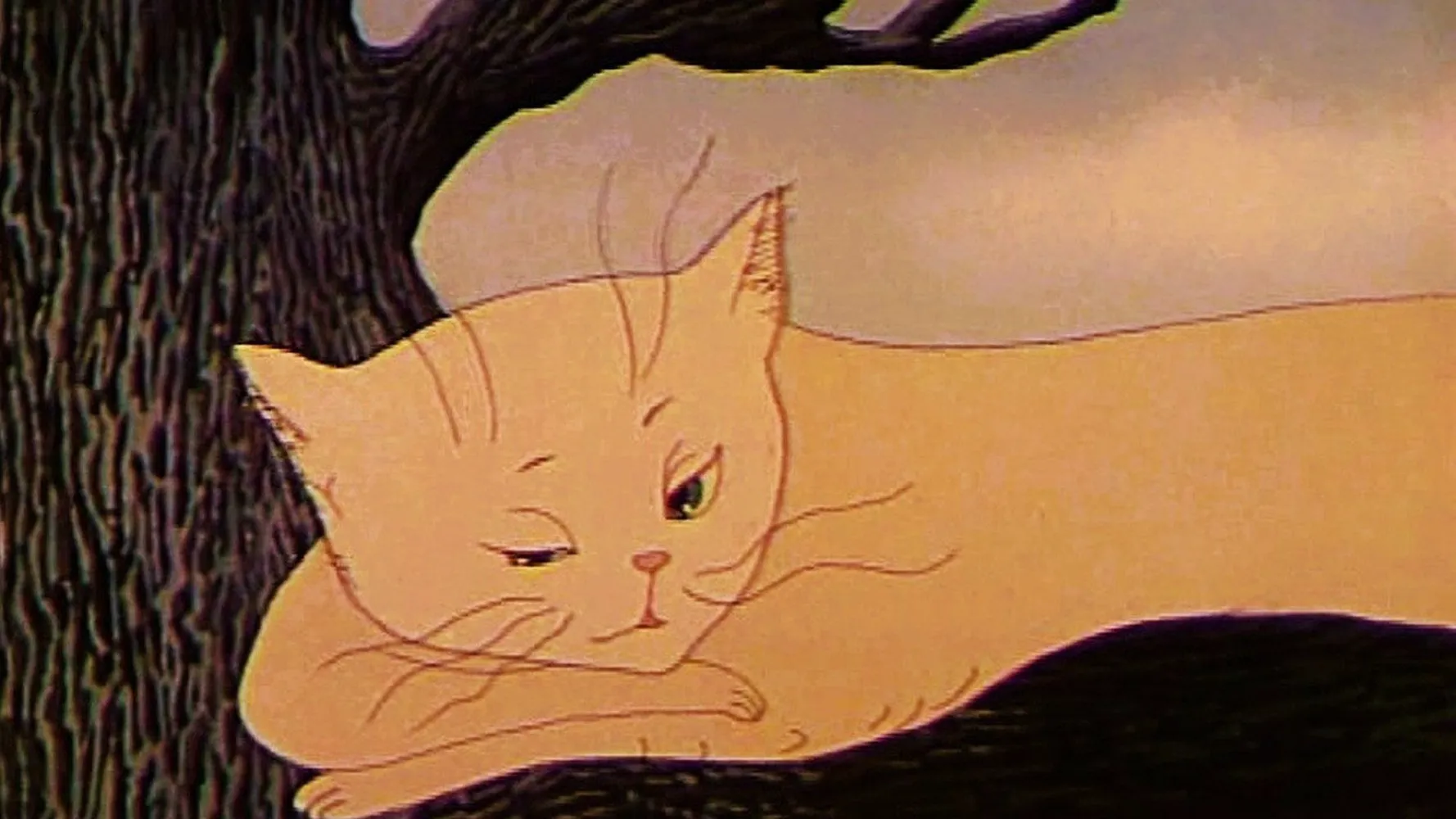 Дерево и кошка
