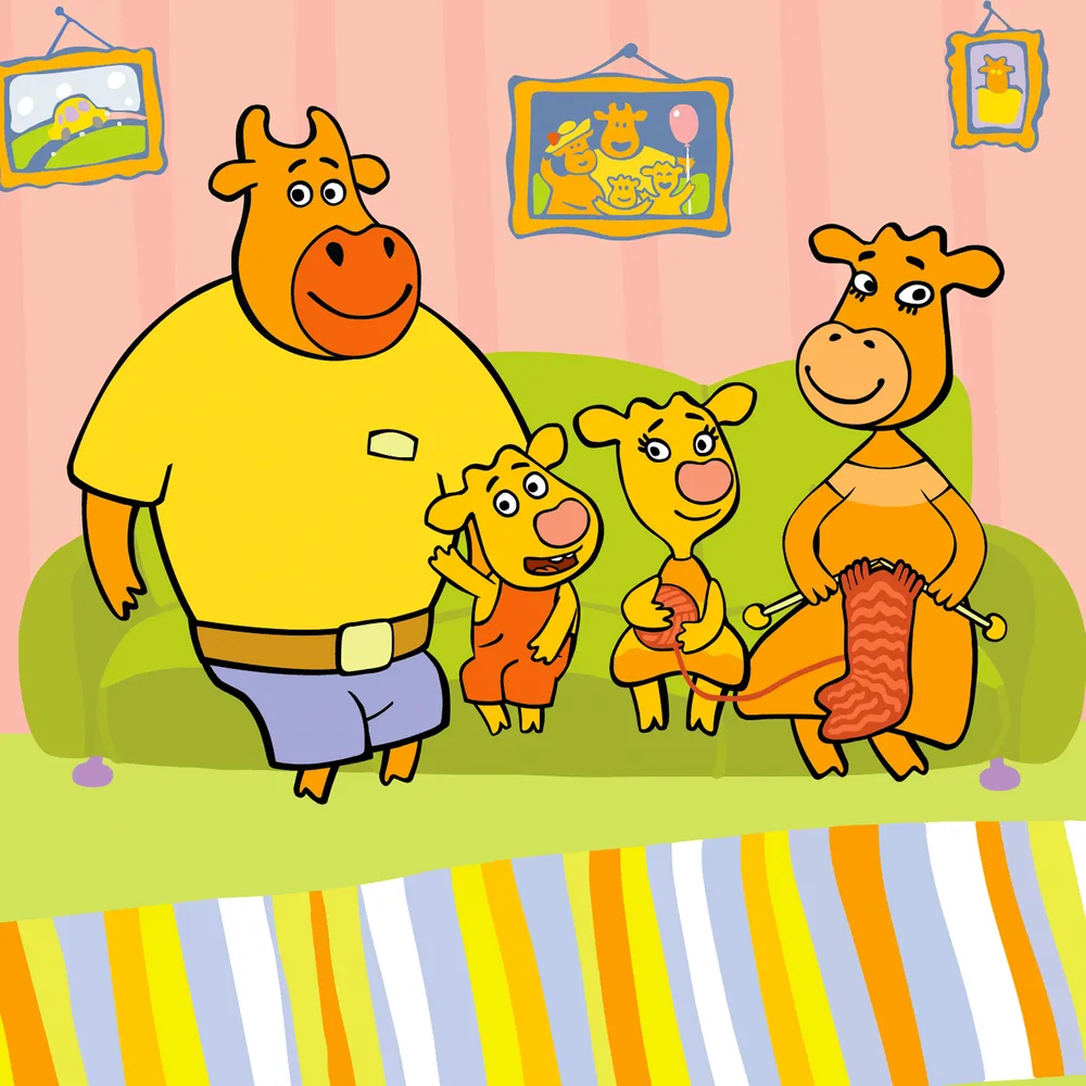 Оранжевая корова